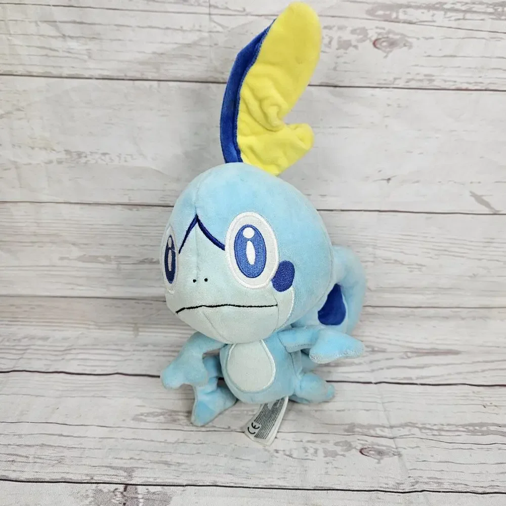 3 Pokemon Plush Wicked Cool Toys WCT Stuffed Sobble Pikachu Grookey